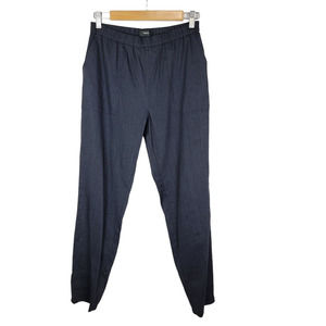 Theory Northsound Linen Blend Jogger Black 8